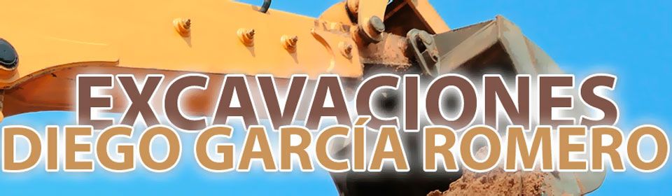 Excavaciones Diego García Romero brazo de maquina excavadora